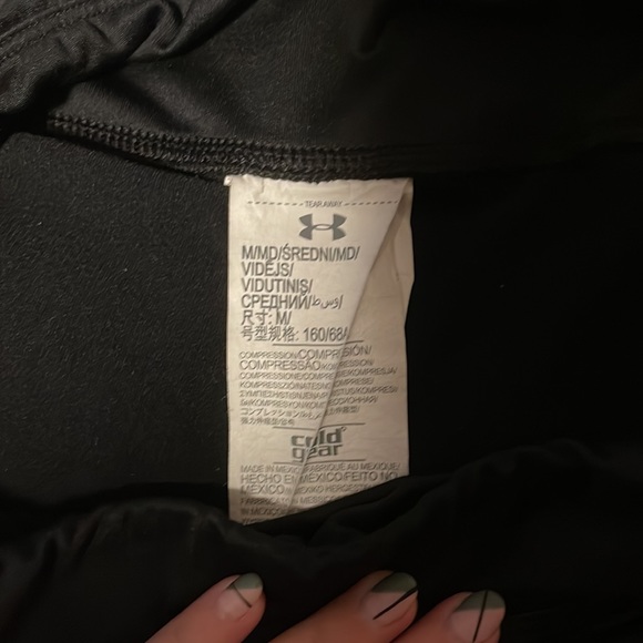 Womens Under Armour Cold Gear Compression Leggings - Picture 4 of 5